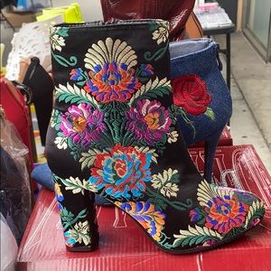 Chinese style booties